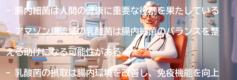 腸内細菌の種類とその重要性の要点まとめ