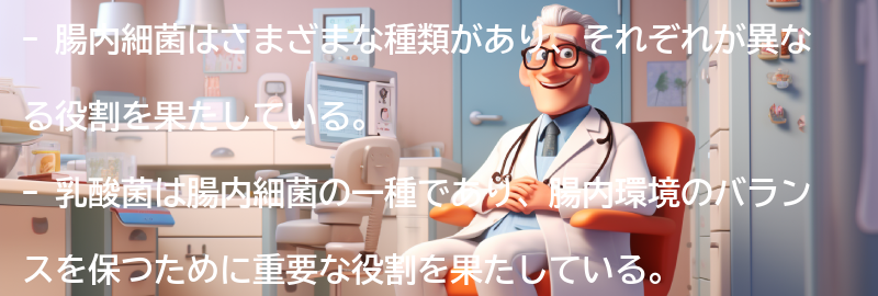 腸内細菌の種類とその役割の要点まとめ