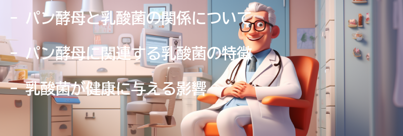 パン酵母に関連する乳酸菌の特徴の要点まとめ