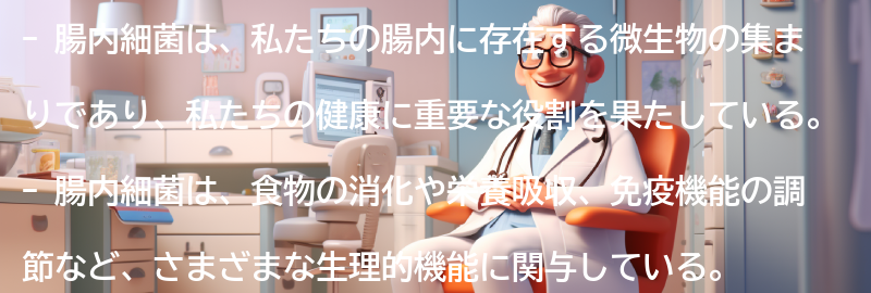 腸内細菌とは何か?の要点まとめ