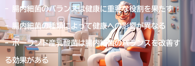 腸内細菌のバランスと健康への影響の要点まとめ