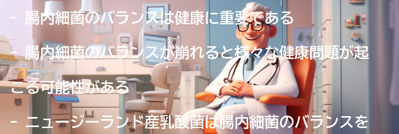 腸内細菌のバランスの重要性の要点まとめ