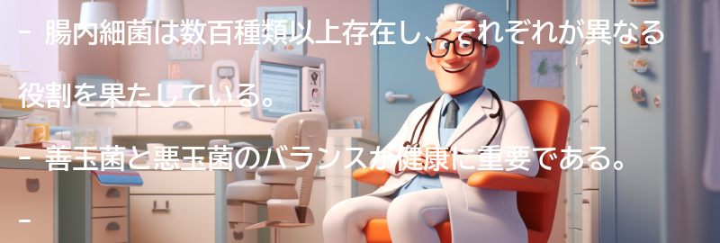 腸内細菌の種類と役割の要点まとめ