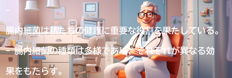 腸内細菌と健康の関係の要点まとめ