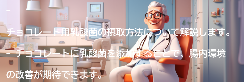 チョコレート用乳酸菌を摂取する方法の要点まとめ