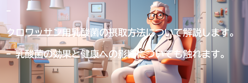 クロワッサン用乳酸菌を摂取する方法の要点まとめ