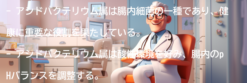 アシドバクテリウム属とは何か？の要点まとめ